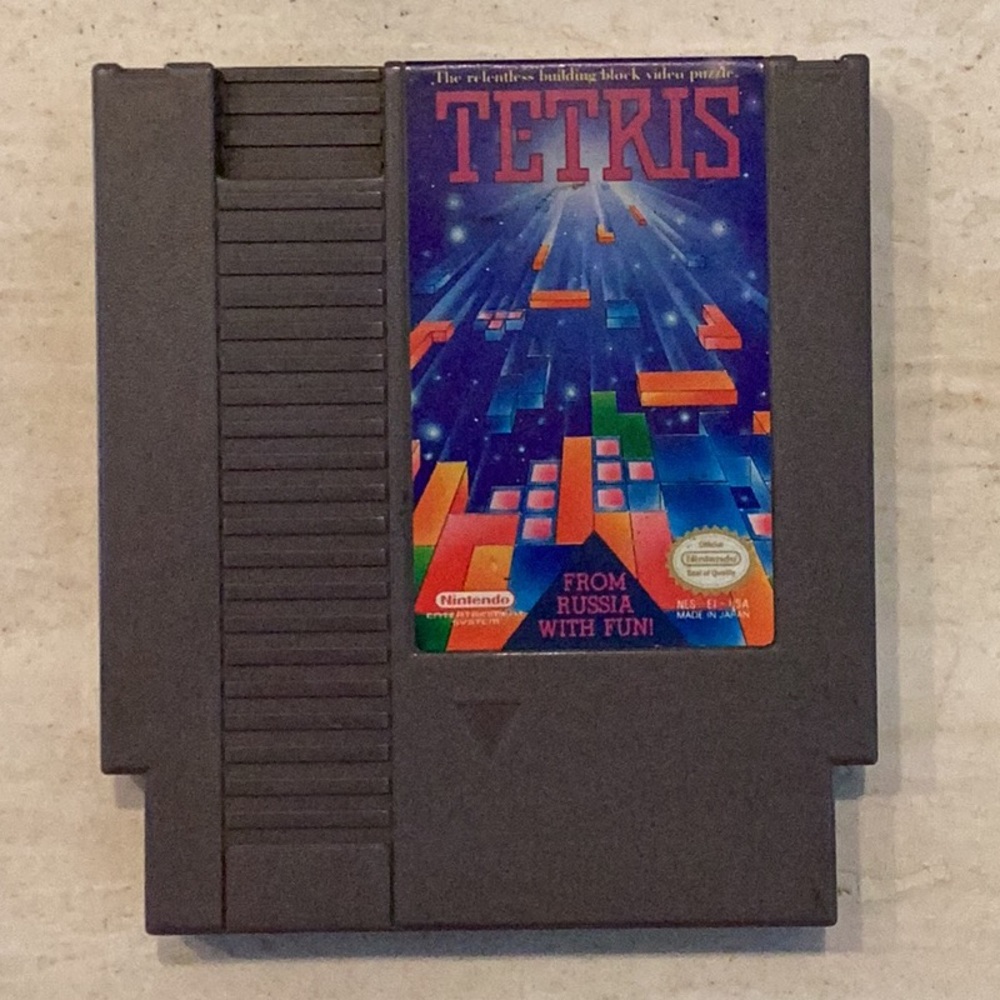 Tetris NES Game Nintendo Entertainment System
